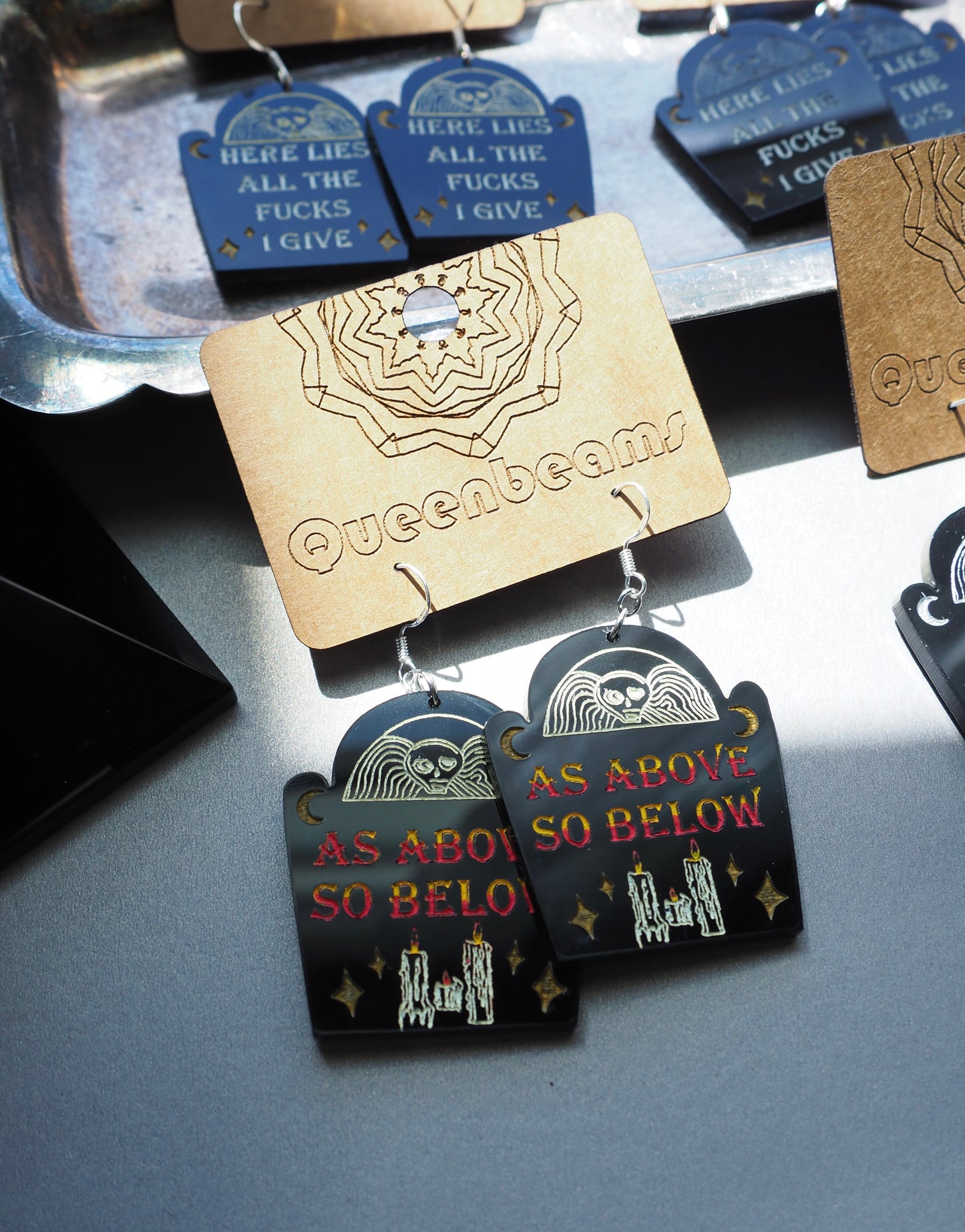 Gravestone Earrings - As Above...