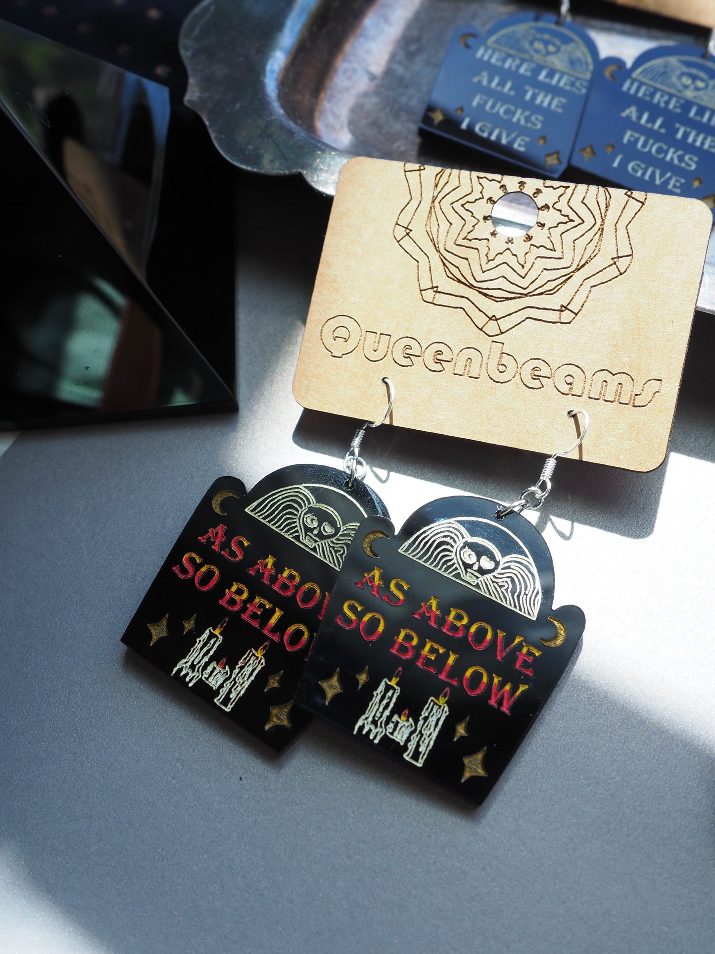 Gravestone Earrings - As Above...
