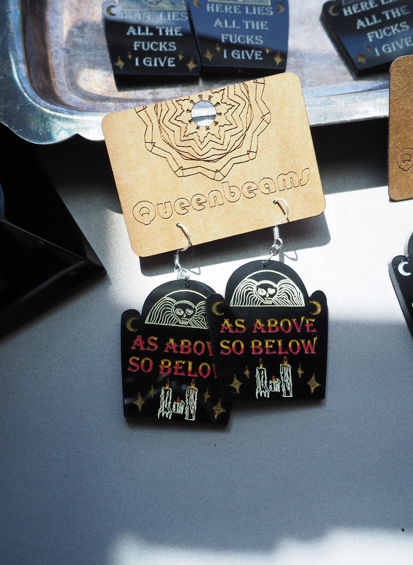 Gravestone Earrings - As Above...
