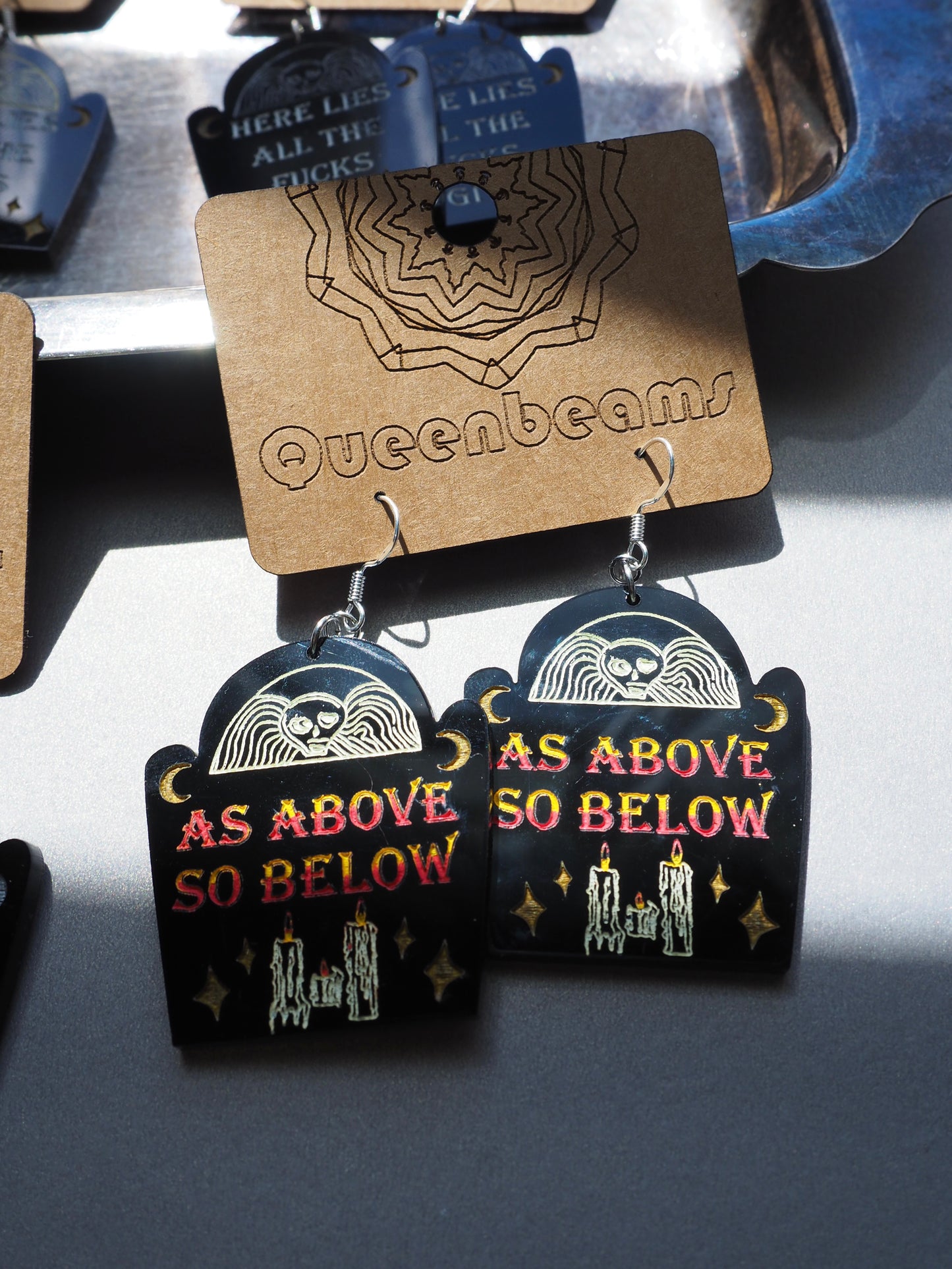 Gravestone Earrings - As Above...