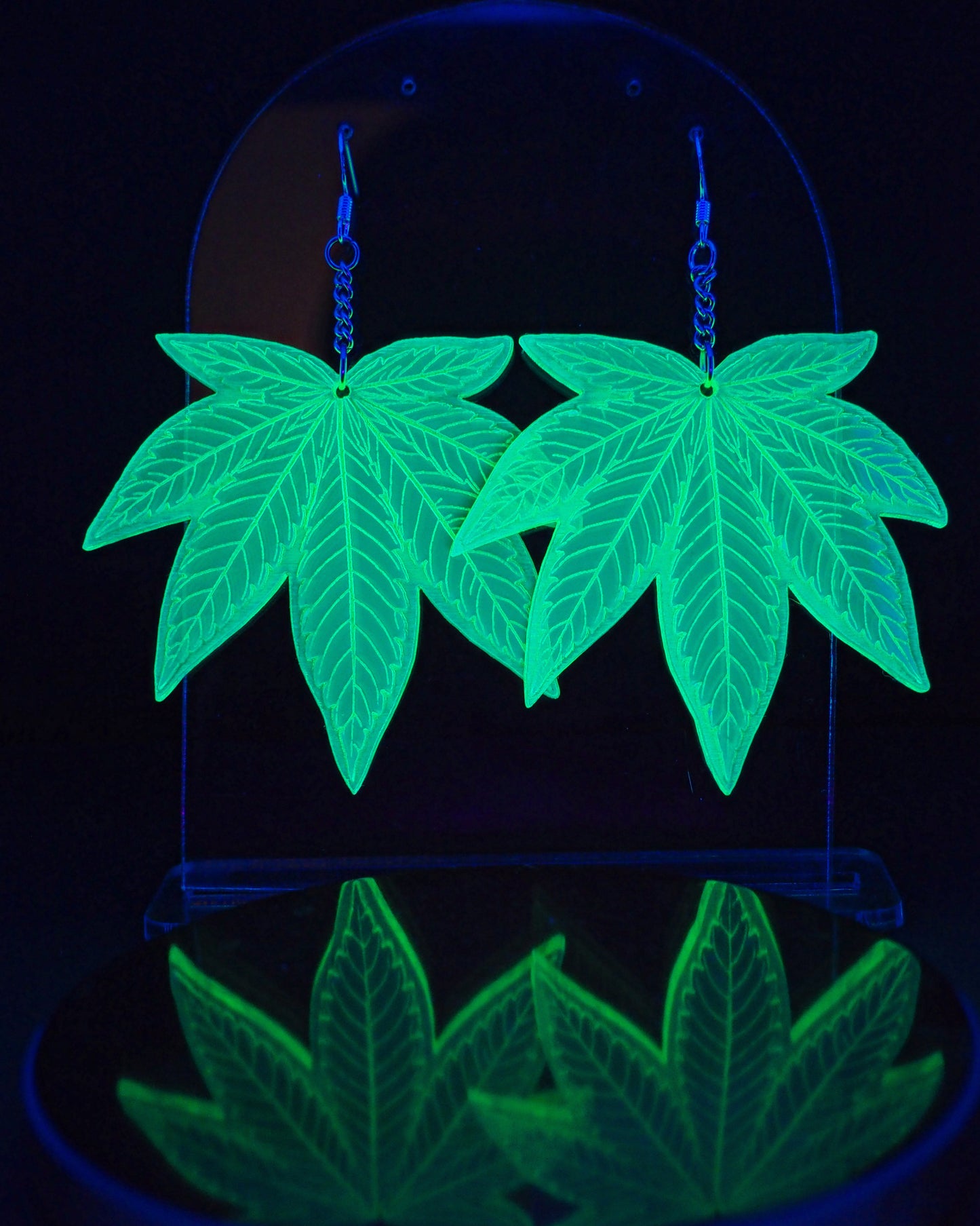 Cannabis Leaf Earrings
