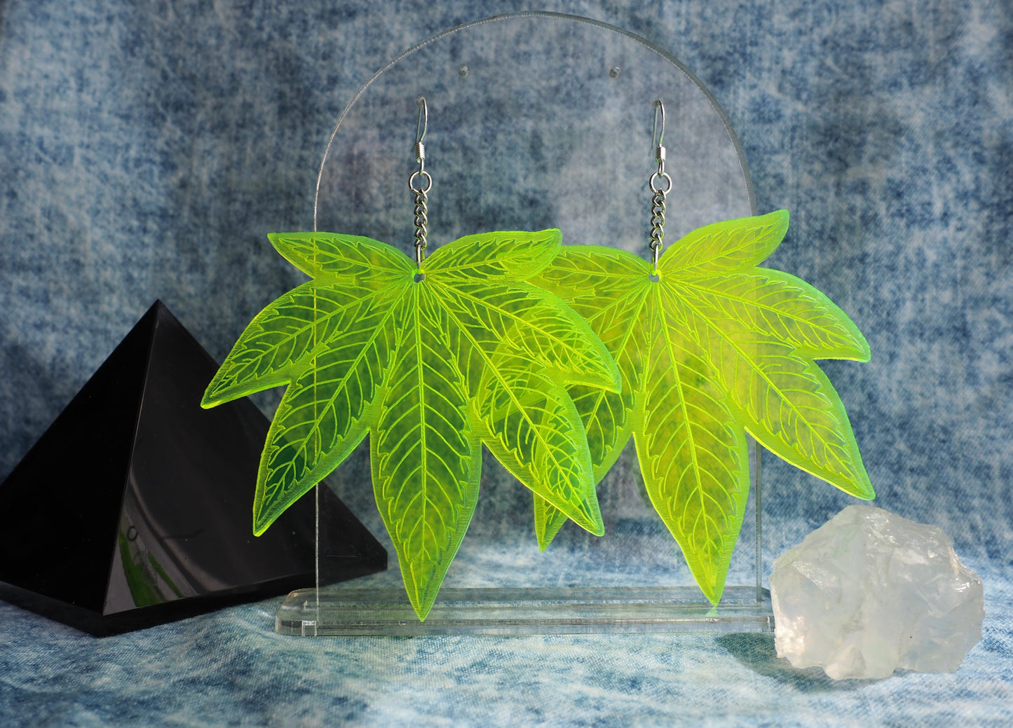 Cannabis Leaf Earrings
