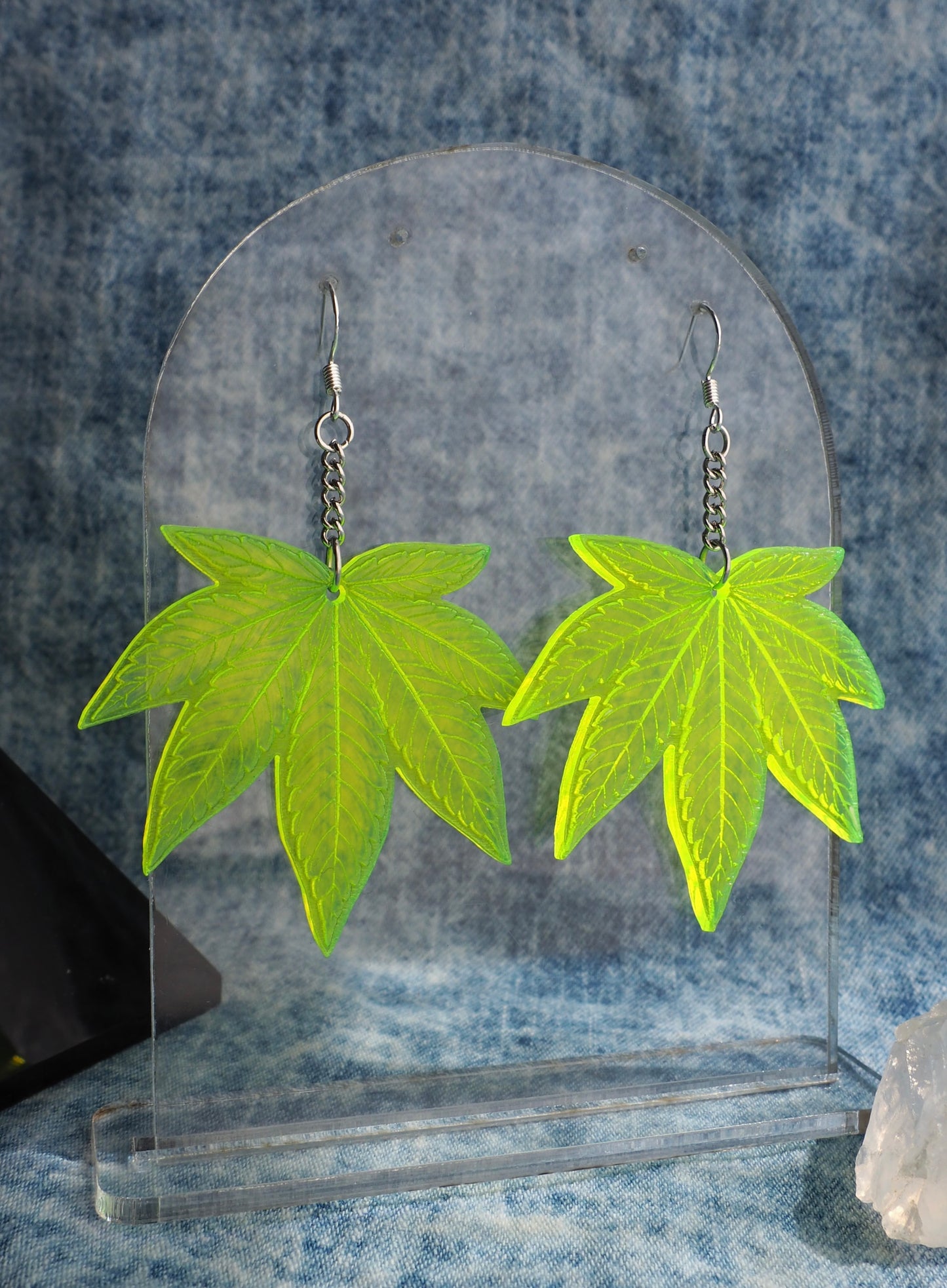 Cannabis Leaf Earrings